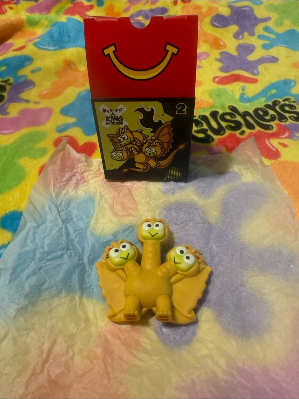 Keroppi McDonalds Toy (Godzilla x Hello Kitty Collection)